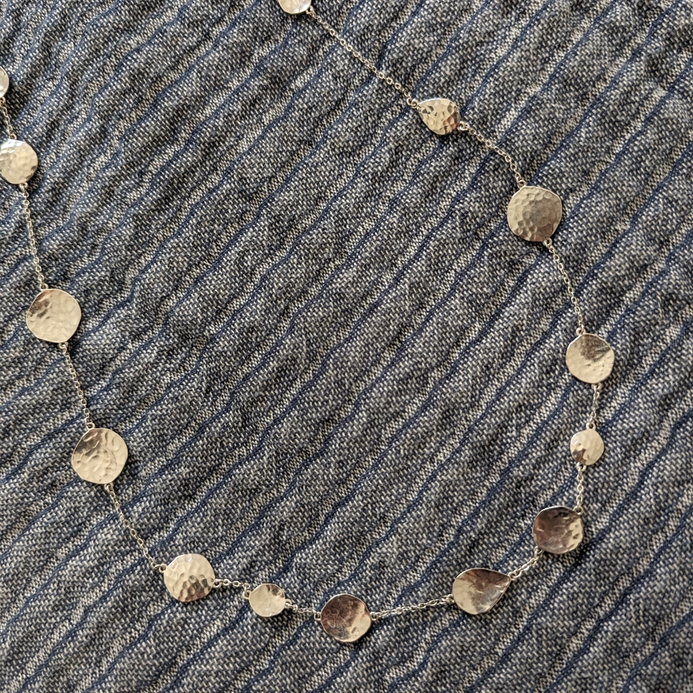 Melinda Maria Silver Necklace